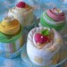 2 Onesies and Wash Cloth Cupcakes