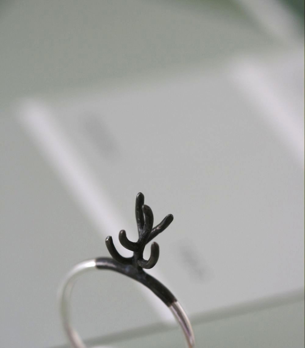 Coral Branch Ring