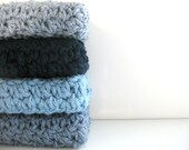 cotton crochet washcloth/bath scrubbies AND you can pick the colors