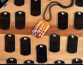 50 Mini Dog Tags for our Epoxy Resin Glaze Drops for DogTags - MDT