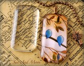 Puffy Domino Size clear glass tiles. Clear Glass Tiles for Pendants and Magnets. 20 Pack - The SuN And MoON FX Collection. PDGR