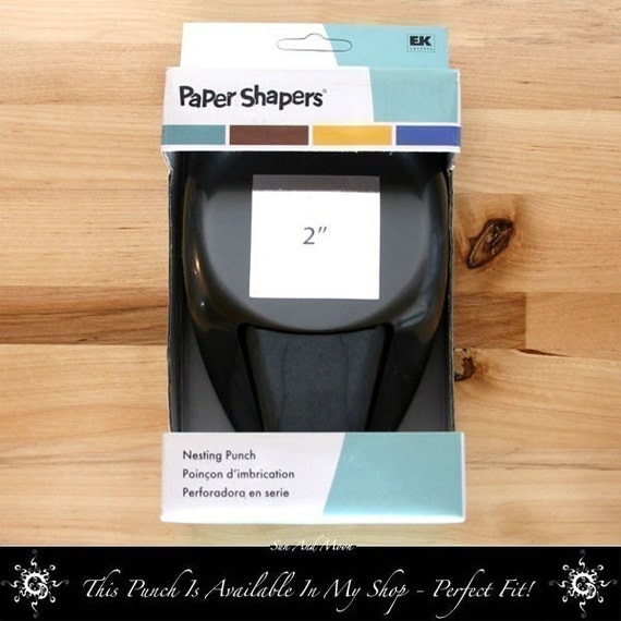 Paper Shapers Large 2 Inch Square Punch by SunAndMoonCraftKits