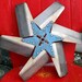 VINTAGE FAN BLADE, Industrial decor, cool graphics, color, unique display