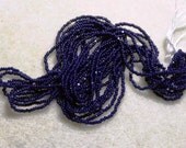 Charlotte True-Cut Navy Czech Glass Micro Seed Beads