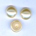 Vintage Swarovski Pearlized Creamrose 8mm Domed Round Glass Flat Back Cabochons (6)