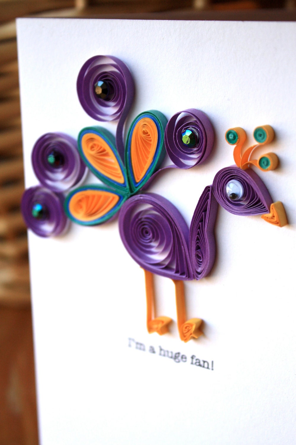 Peacock Greeting Card - Friendship - Encouragement