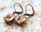 Vintage Rhinestone Earrings... "Thy End is Truth's"