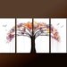 4pc Abstract Canvas Art Painting 72x36 Contemporary Original Modern Landscape Art by Destiny Womack - dWo - Tree of Life