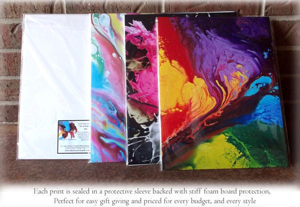 Abstract Art Print 11x14 Print - Contemporary Modern Art by Destiny Womack - Dreaming of Tranquility - dWo