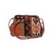 kilim and leather shoulder bag