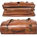 Vintage BREE Tan Leather His or Hers Briefcase