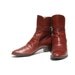 size 6.5 Chestnut Brown Ferragamo Strap Ankle Boots