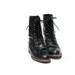 Black Leather Justin Ankle Boots size 9