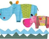 Hippo Duo 8x10