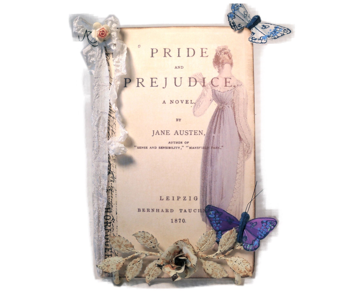 Pride & Prejudice Journal, Jane Austen, Moleskine Art Journal, Jane Austen Graduation Gifts