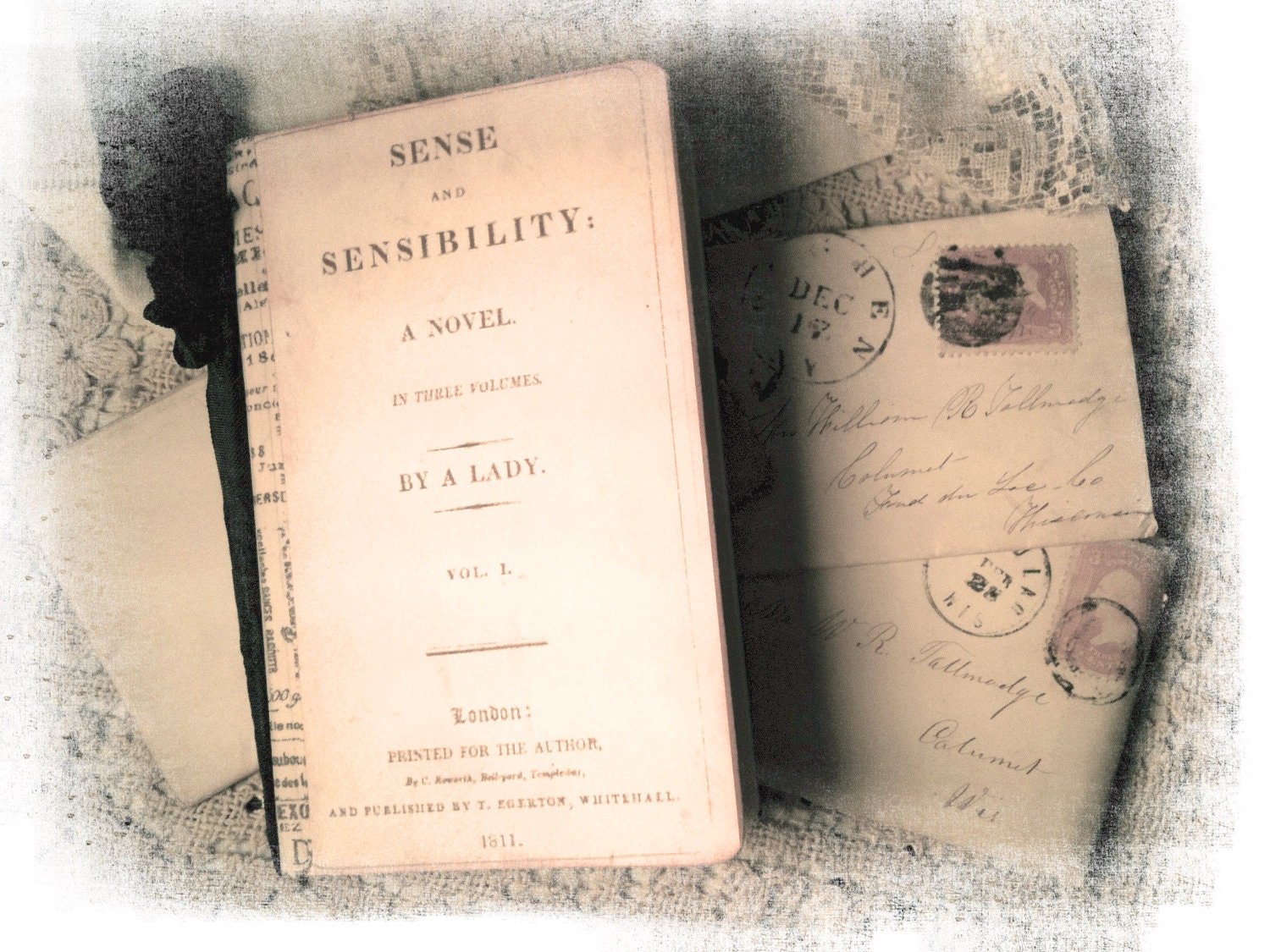Jane Austen Journal, Sense & Sensibility, Journal, Stocking Stuffer, Gifts for Her, Regency Fashion