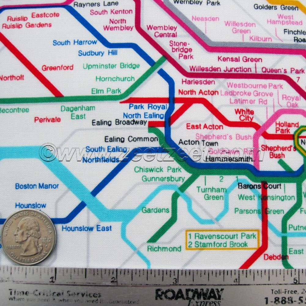 London METRO Underground Tube Network Map Fabric 1 Yard United Kingdom UK London METRO Underground Tube Network Map Fabric 1 Yard United Kingdom UK