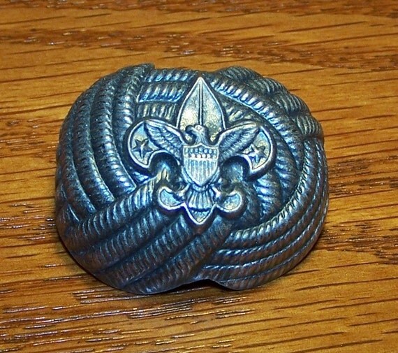 Vintage Boy Scout Scarf Clasp/Holder by LottieMaesVintage on Etsy