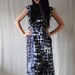Christmas Sale 25% off Black & Gray Abstract Dot Print Dress