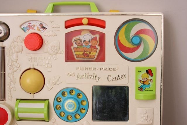 Vintage Fisher Price activity center 1973