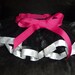 SALE Black and White SEWN Wide-Ribbon Trim Tutu, size large only