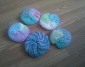 spiral scrubbies for dishes or even in the shower for a face scrubbie