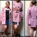 Trench Coat -- Pink mid-length