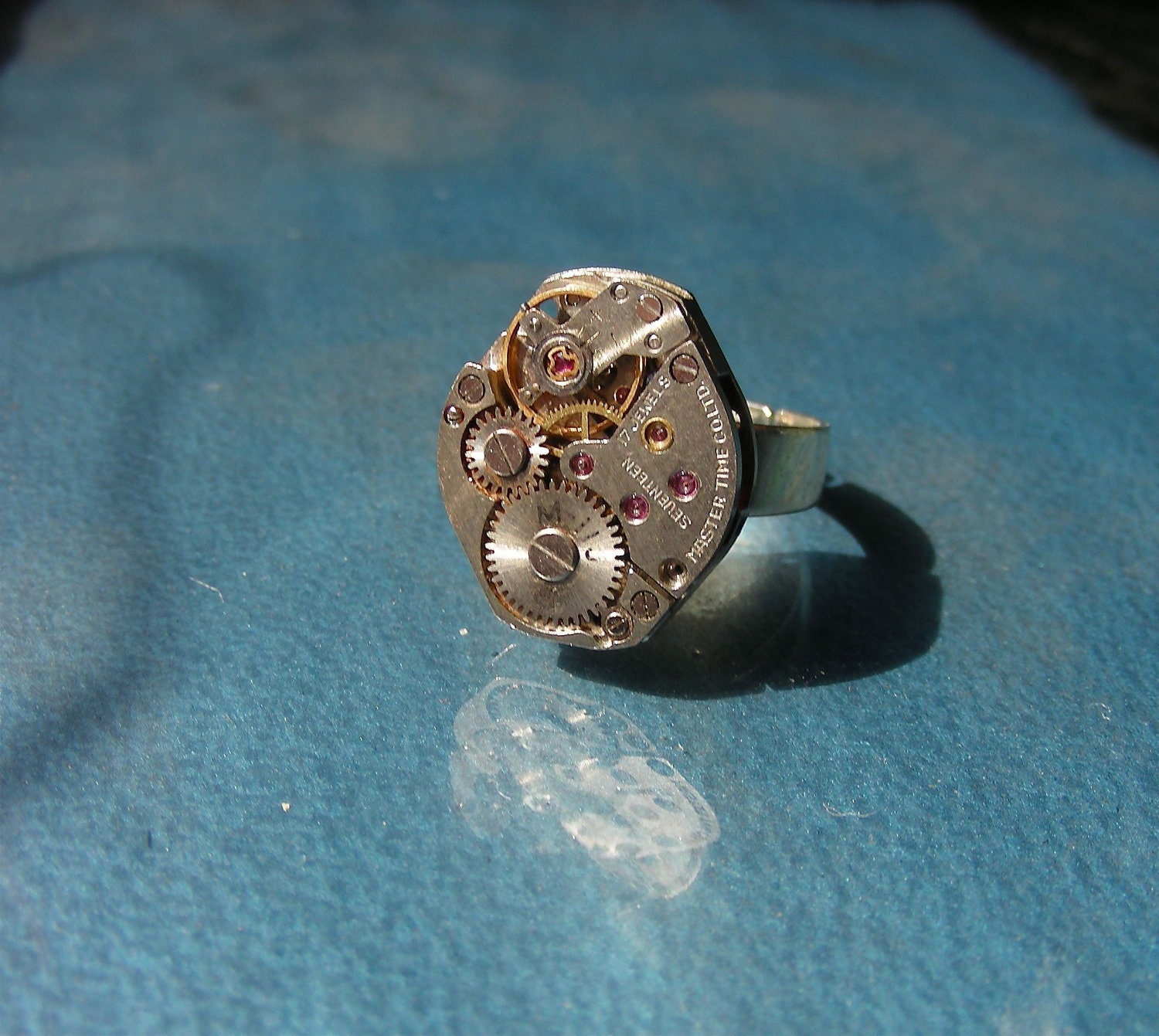 One of a Kind, Silver, Watch Gear RIng