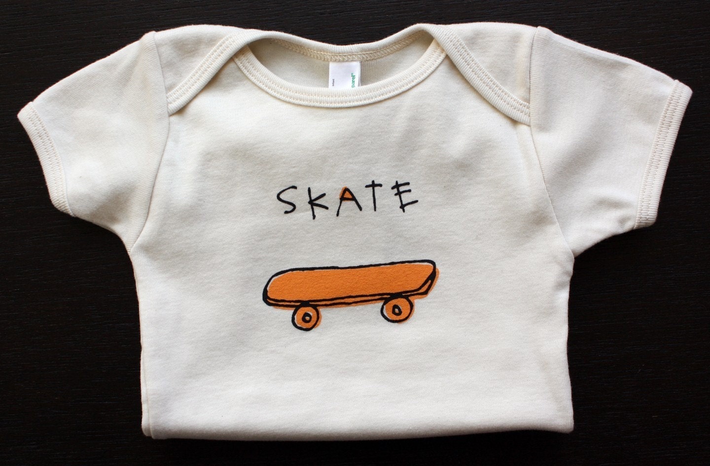 Organic Cotton Skateboard Onesie