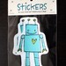 Robot Stickers - 3 pack