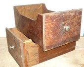Vintage Wooden Drawer with Hardware     b