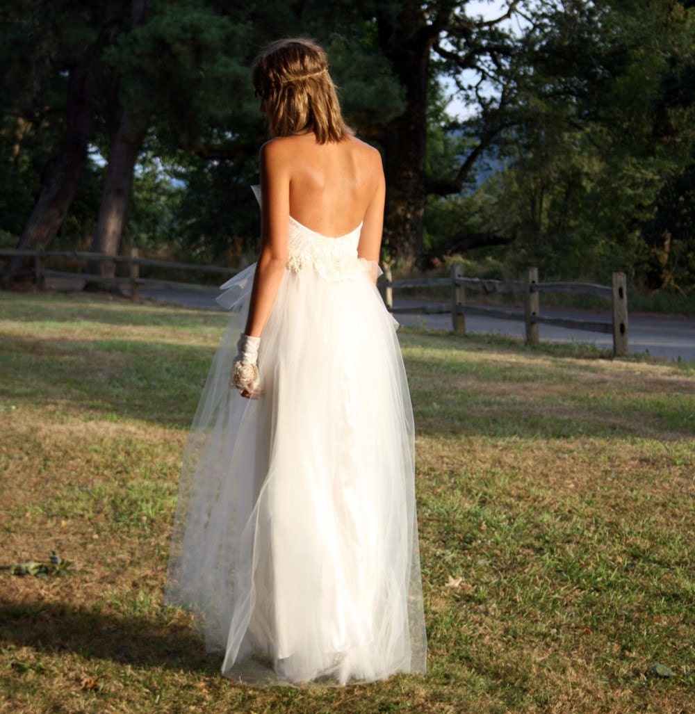 Tulle Wedding Gown - Queen For a Day Gown -Lace Princess Wedding Dress Ball Gown