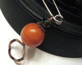 Shawl Pin - Pumpkin Delight