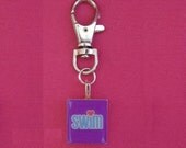 Scrabble Tile  BACKPACK CLIP - You Choose Any Scrabble Design