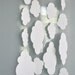 Custom Order Sophie's White Clouds Stitched Paper Garlands