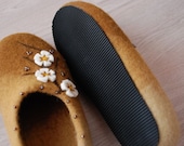 Thin rubber soles for my Felted shoes/ Black