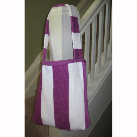 PDF pattern and instructions to make this beach towel and tote bag ...