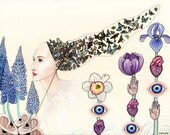 The Butterfly Net of Thought - 8x10 archival print