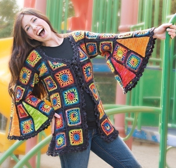 Granny Takes a Trip Crochet Pattern via Download