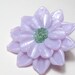 ORCHID DAHLIA - Lamp work Glass Flower Pendant Bead handmade jewellery supplies for your creations from Serena Smith