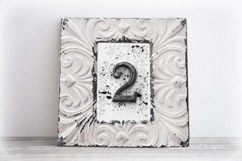 Table Numbers Set of 12 Individual 4x6 Photos Perfect for your Wedding Reception or Special Event (Set 5)