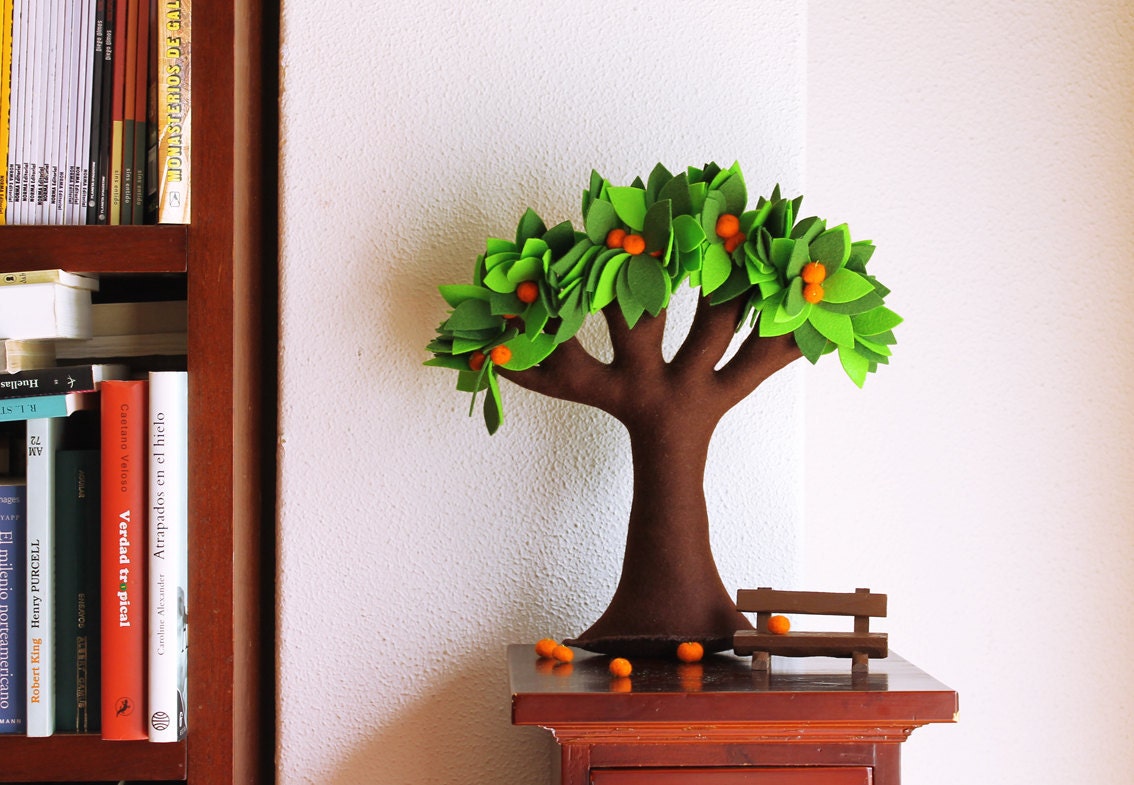 Tangerine's Tree - Felt Tree