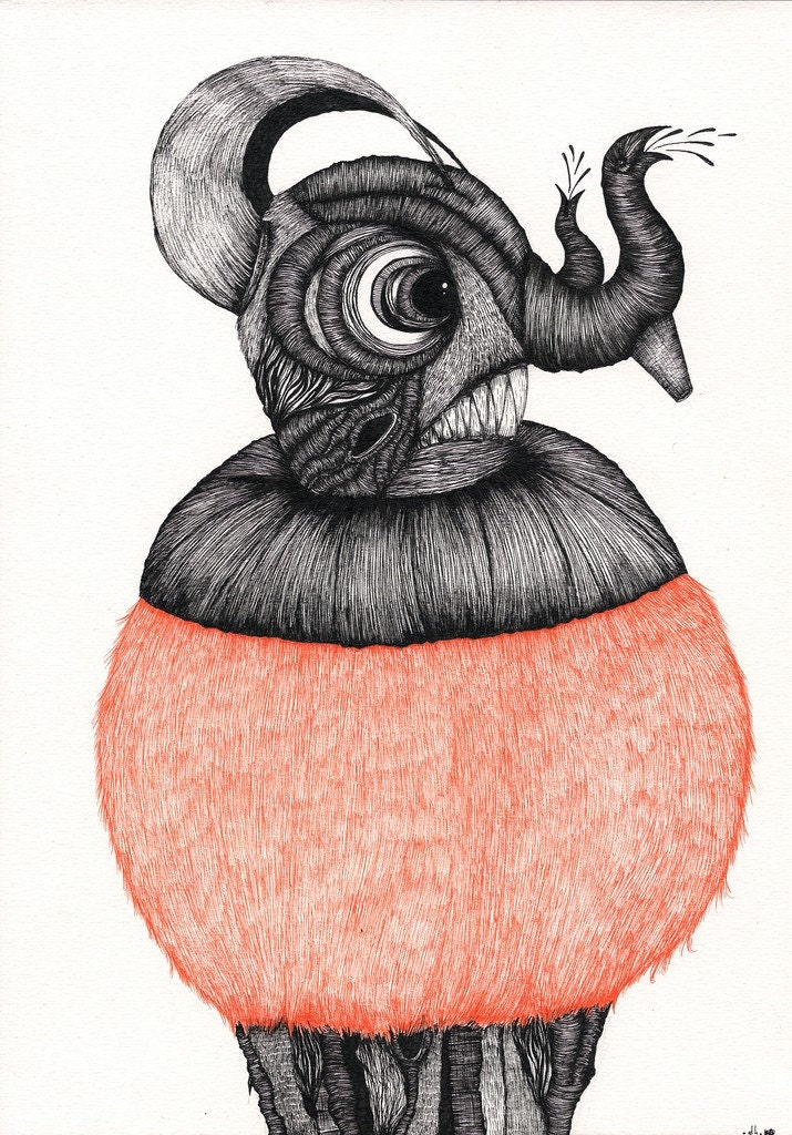 Sun Swallower (original drawing by Duane Hosein)