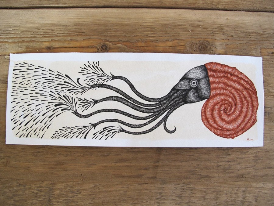 The Creative Construction Of A Coffee Maelstrom (original drawing by Duane Hosein)