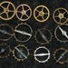 Steampunk Supplies Watch Clock Parts Cogs gears wheels Antique vintage Mixed Media Assemblage Free Shipping G63