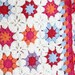 Cream Granny Square Blanket - Crochet