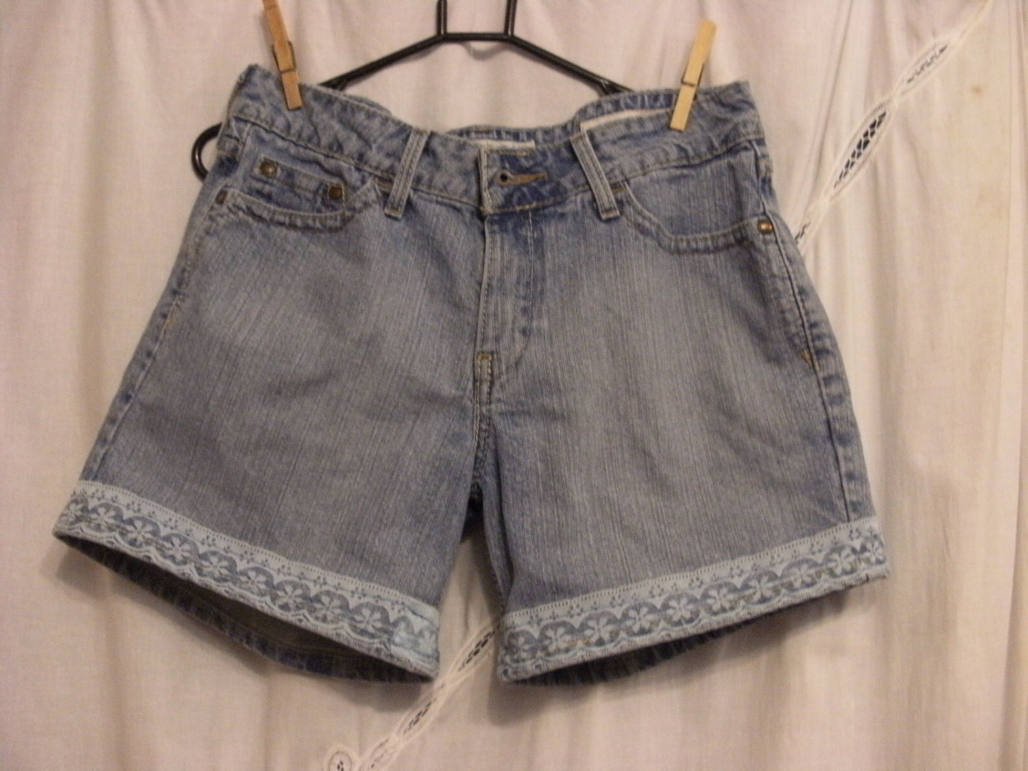 Reserved for Emily. Altered jean shorts size 6