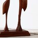 Modern Teak Carved Wood Bird Figures