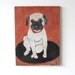 Large Original Vintage Dog Portrait