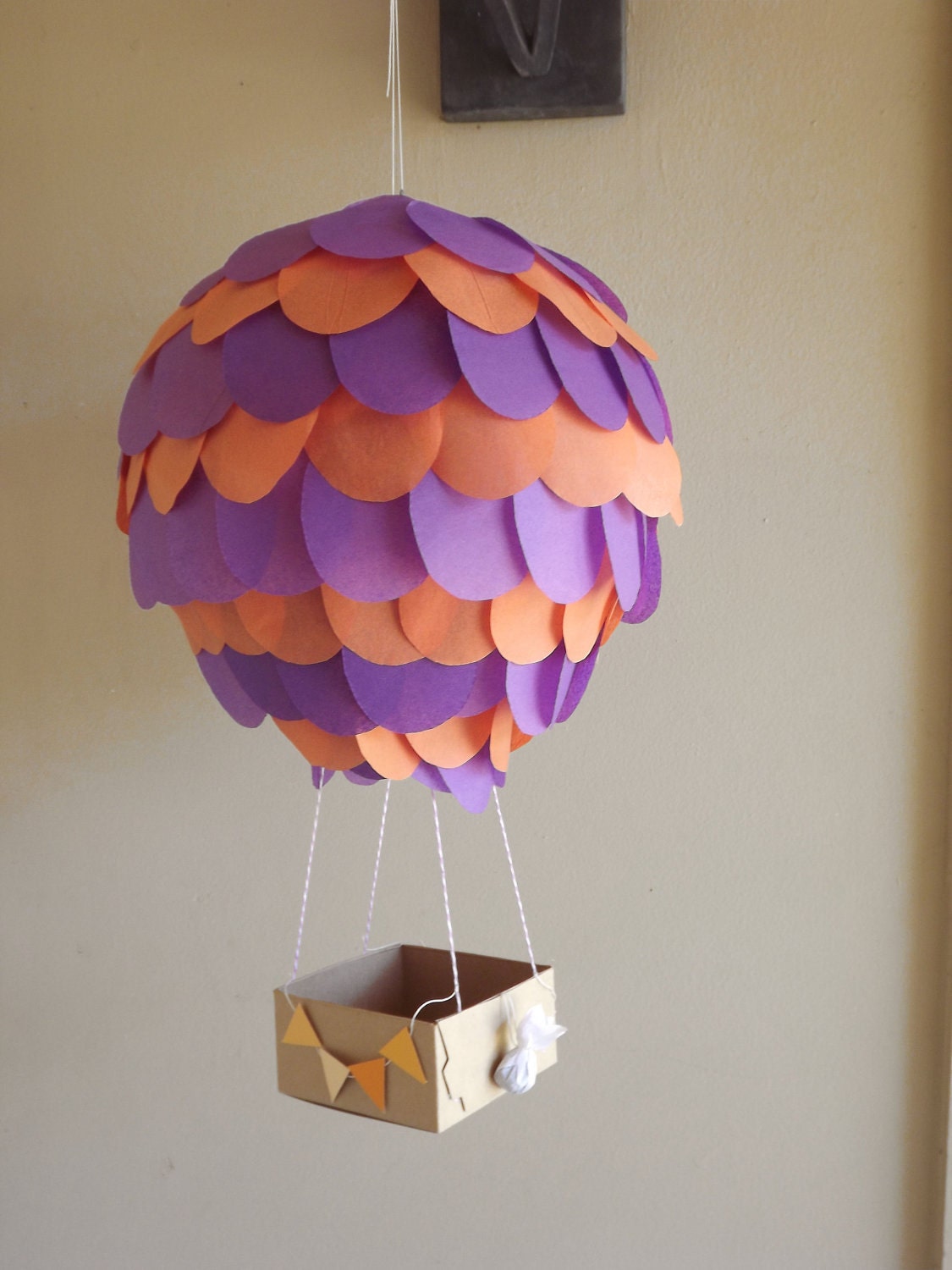 Hot Air Balloon Paper Lantern 10 inch for parties, showers and events